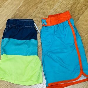 Carter's Blue and Green Athletic Shorts